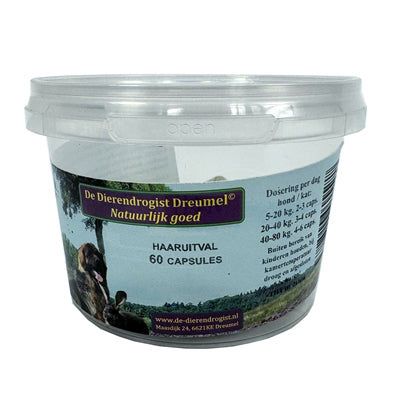 Tierdrogerie für Haarausfall-Kapseln