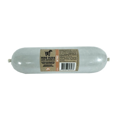 Freds gedämpfte Frischfleischwurst, Lachskorn und glutenfrei