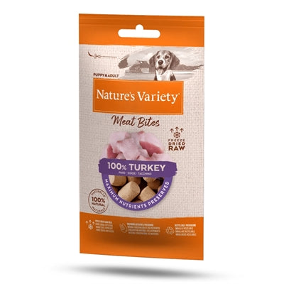 Natures Variety Freeze Dried Meat Bites Tyrkiet