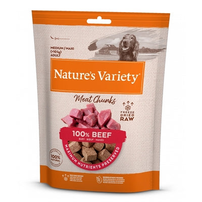 Naturs Variety Freeze Dried Chunks Beef