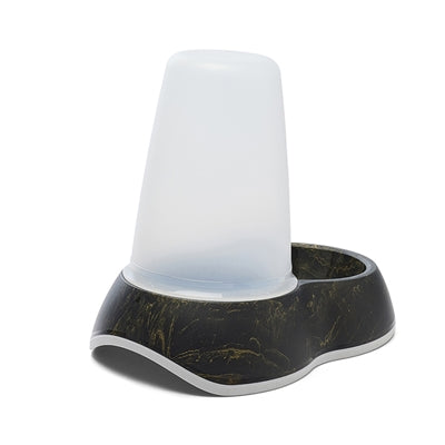 Savic Trinknapf Loop Marmor schwarz gold