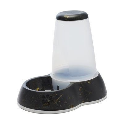 Savic Trinknapf Loop Marmor schwarz gold