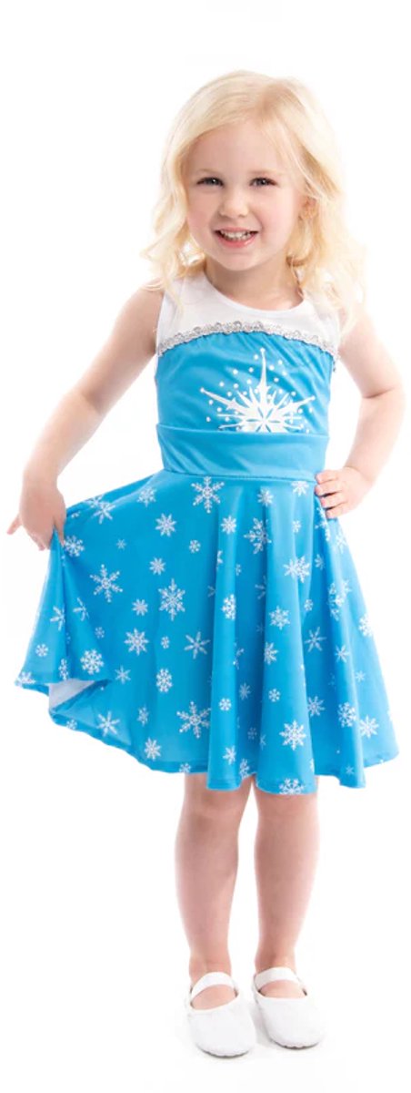 Little adventures - ice twirl dress – size 116-122