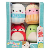 Squishmallows Kuscheltier Plüsch – Micromallows, 4er-Pack