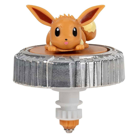Jazwares Pokémon Battle Spinner-Spiel – Evoli Pokéball