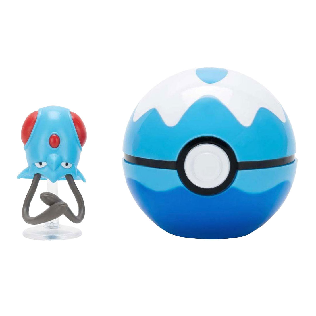 Jazwares Pokémon – Clip n Go Tentacool Dive Ball