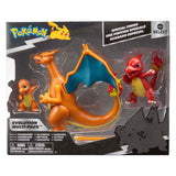 Jazwares Pokémon Evolution Multipacks Figur – Glumanda, Charmeleon Glurak