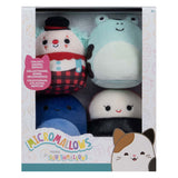 Squishmallows kuschelige Plüsch-Mikromallows – Solenn, Dear, Preeti, Ukee, 4er-Pack