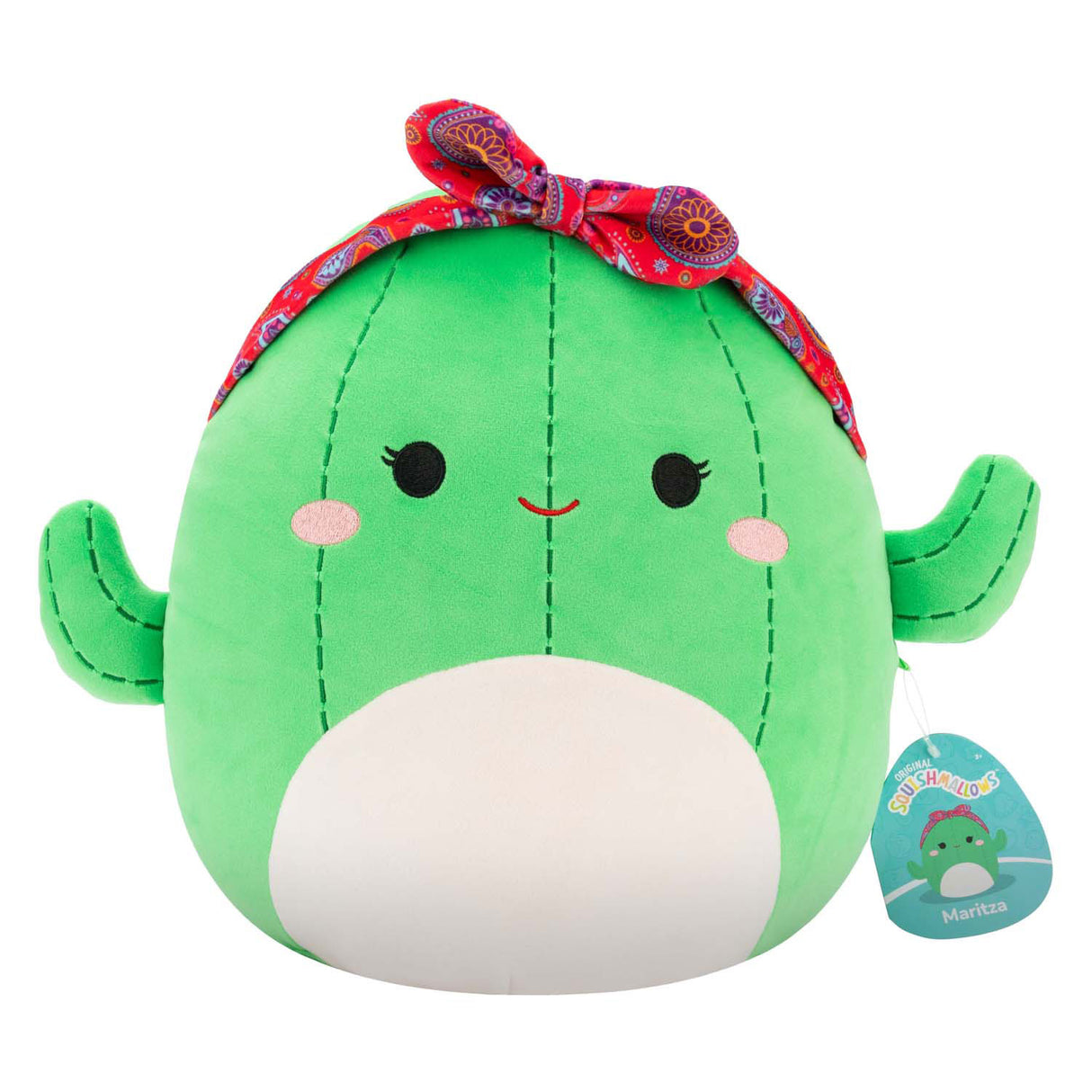 Squishmallows Kuscheltier Plüsch – Maritza grüner Kaktus, 30 cm