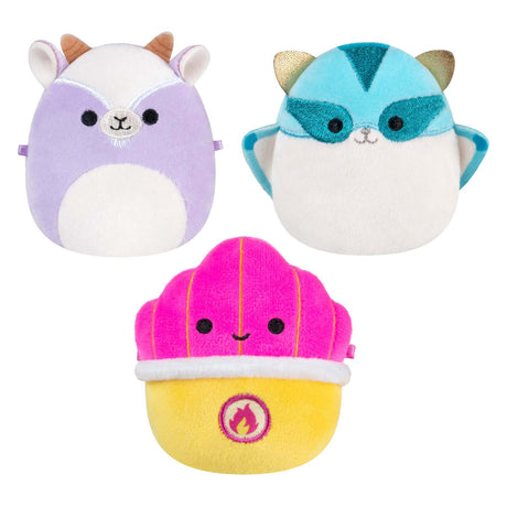 Squishmallows Kuscheltier Plüsch – Micromallows Tia, Mariska, Louden – 3 Stk.