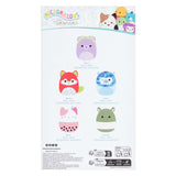 Jazwares Squishmallows Kuscheltier Plüsch – Micromallows Silvy, Rosen, Aarin, Roxy, Gerald – 5 Stück.