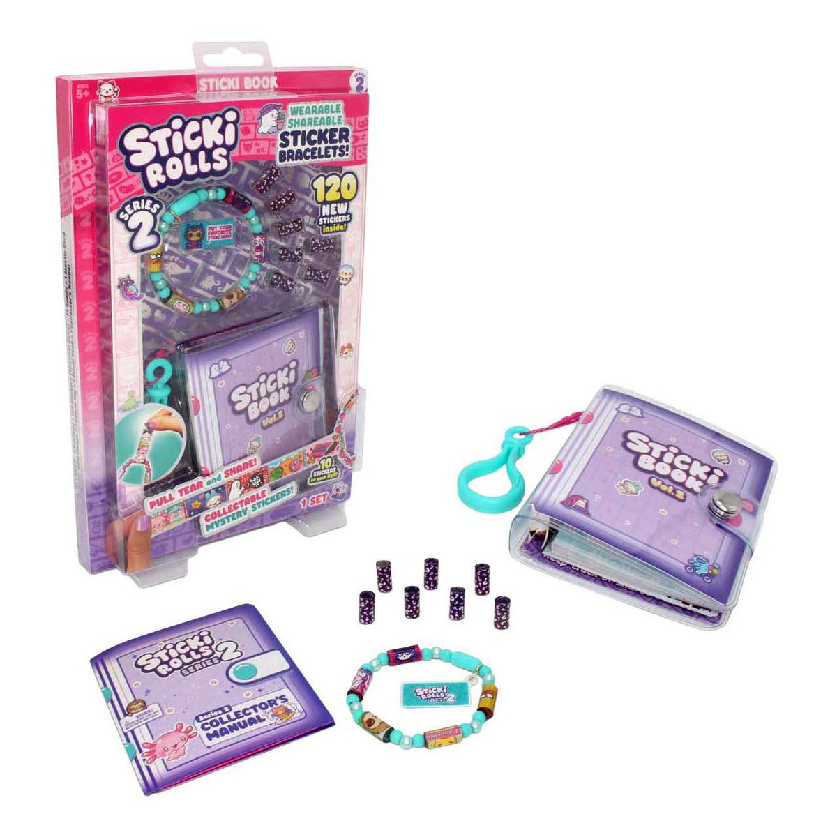 Sticki Rolls Stickerbuch Welle 2 – Stickerbuch für Kinder – Sammeln.