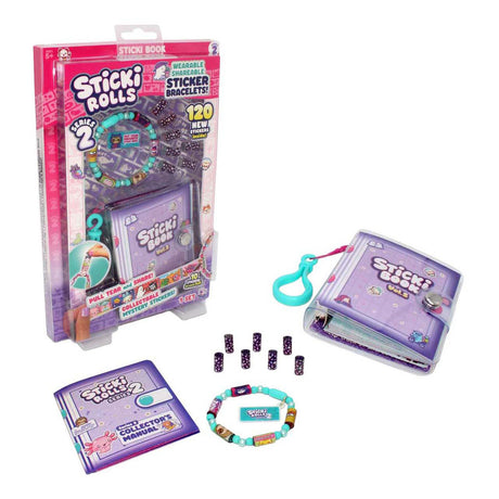 Jazwares Sticki-Buch und Armband mit 120 Aufklebern