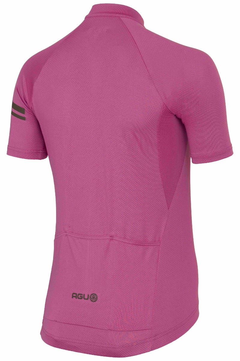 Core fietsshirt ss essential dames electric fuchsia