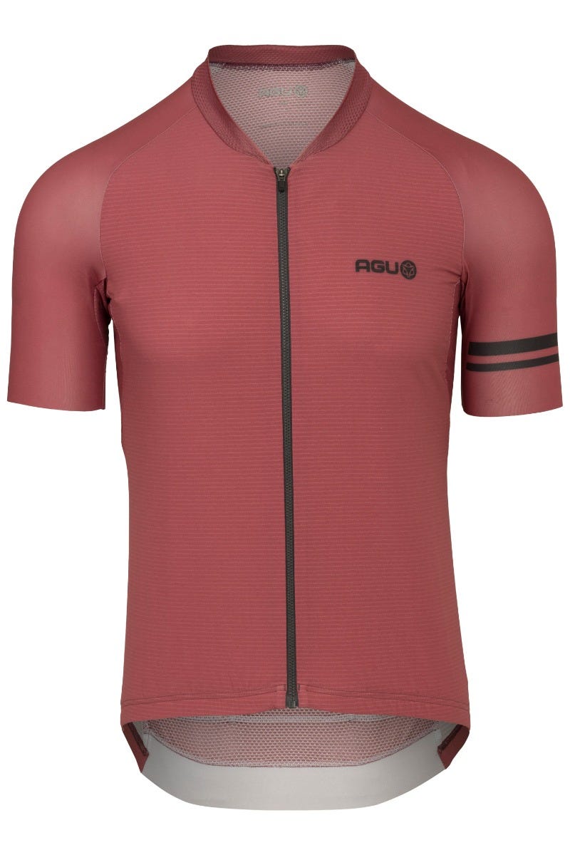High summer fietsshirt ss performance heren rose brown