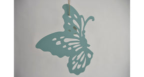 Vlinder 25x30cm turquoise lasercut