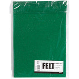 Creativ Company Hobbyfilz, A4, Blatt 210x297 mm, Stärke 1,5-2 mm, grün, 10 Blatt 1 Karton