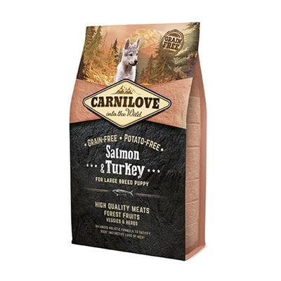 Carnilove Lachs-Truthahn-Welpen großer Rasse
