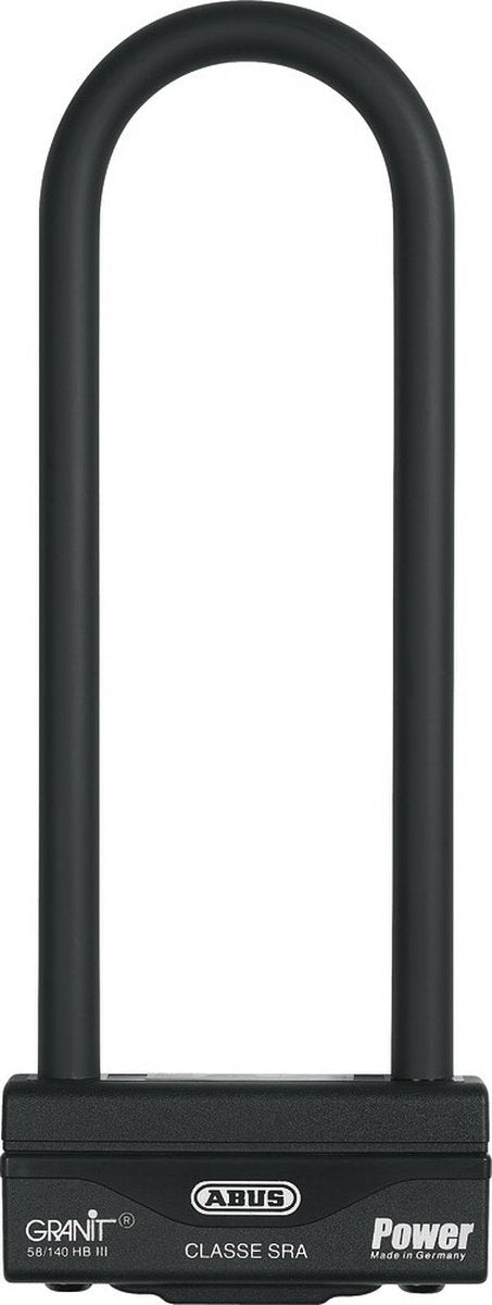 Abus Motorradschloss Bügelschloss - Granit™ Power 58 - Sicherheitsstufe 18 - Art-4 für Motorräder geeignet