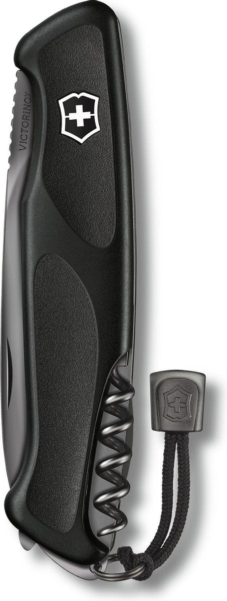 Victorinox Ranger Grip 55 Onyxschwarz – Schweizer Taschenmesser – 12 Funktionen – Geschenkbox