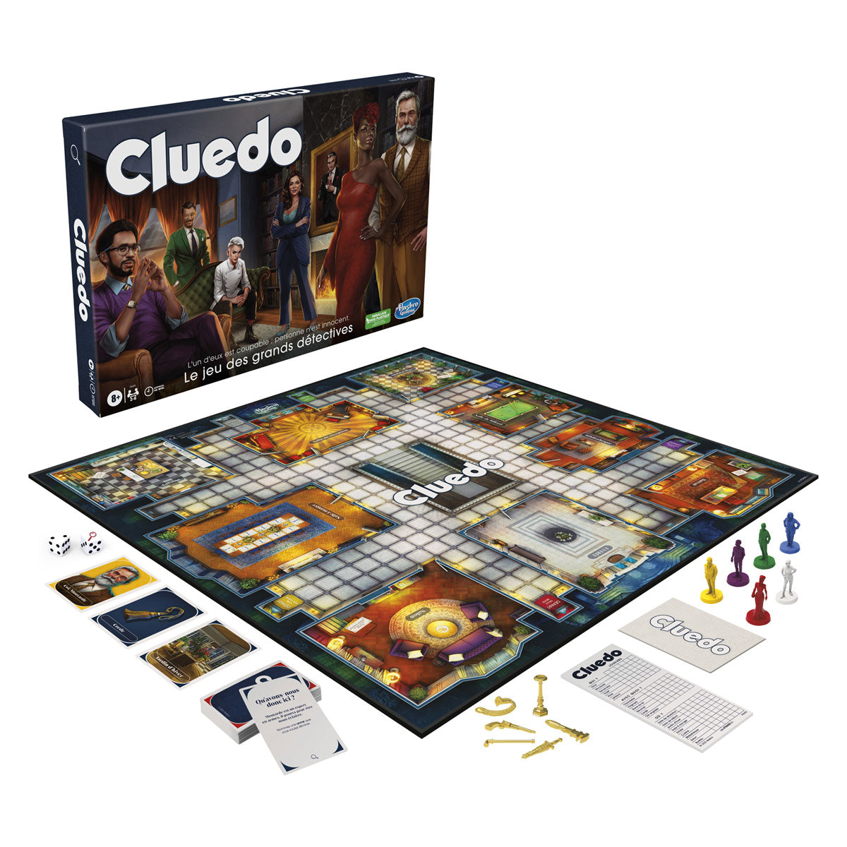 Hasbro Cluedo the classic crime game.