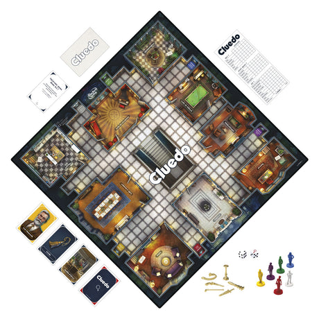 Hasbro Cluedo, das klassische Krimispiel