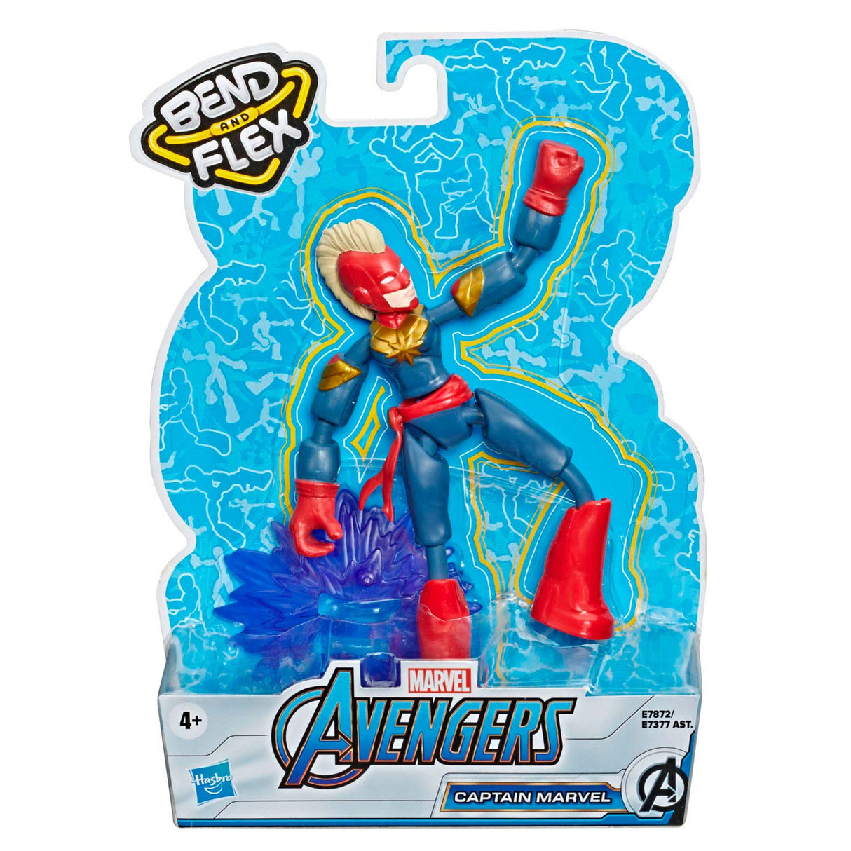 Hasbro Flexibel Figura de acción Avengers Capitán Marvel