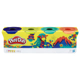 Play-Doh 4-pack (vilde farver)