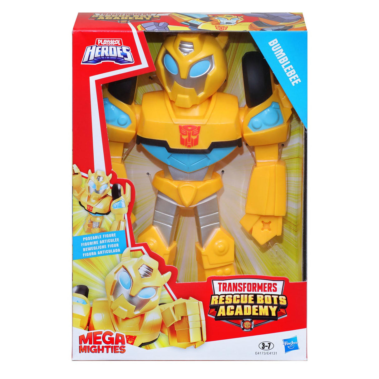 Den Hasbro Transformaters Mega kéinte botten Bots grenzt bumblebee