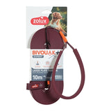 Zolux BVK Schleppleine flach Silikon rot