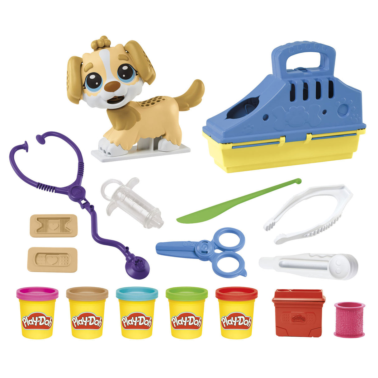 Spela -doh Care n Carry Vet - Clay Play Set