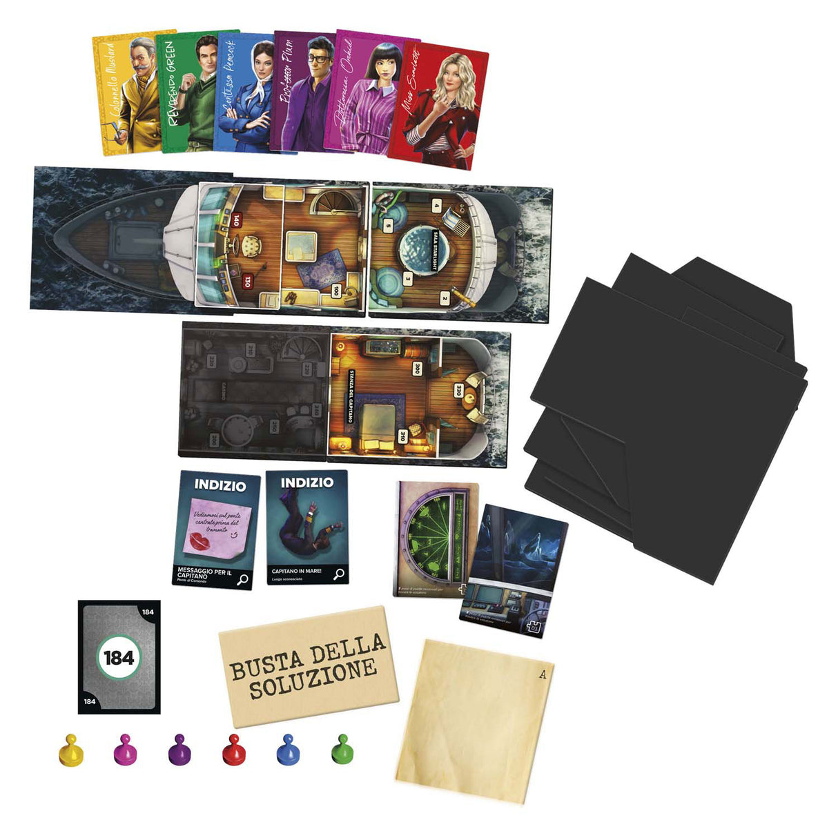 Hasbro Cluedo Escape Sabotage at Sea Brettspiel