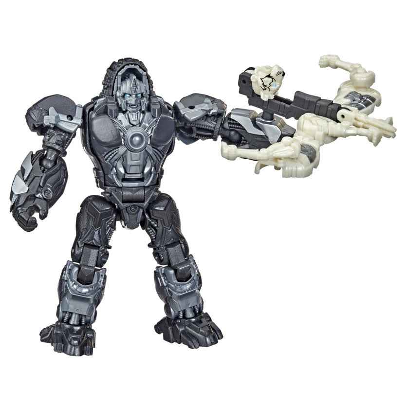 Hasbro -Transformatoren steigen der Bestien Weaponizer Action Figuren Optimus Primal Arrowstripe