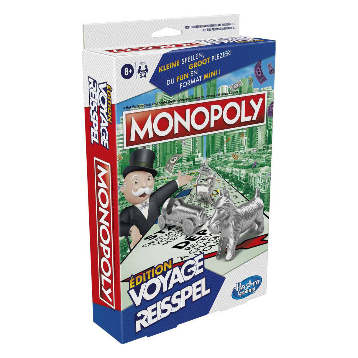 Hasbro gaming monopoly reisspel - belgische editie - gezelschapsspel