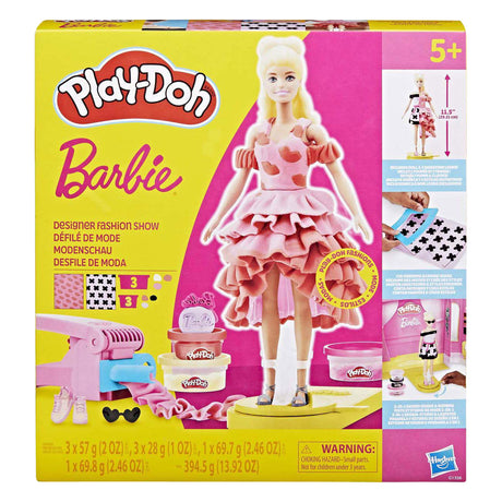 Play-Doh Barbie Designer-Modenschau-Spielset – Modelliermasse