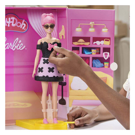 Play-Doh Barbie Designer-Modenschau-Spielset – Modelliermasse