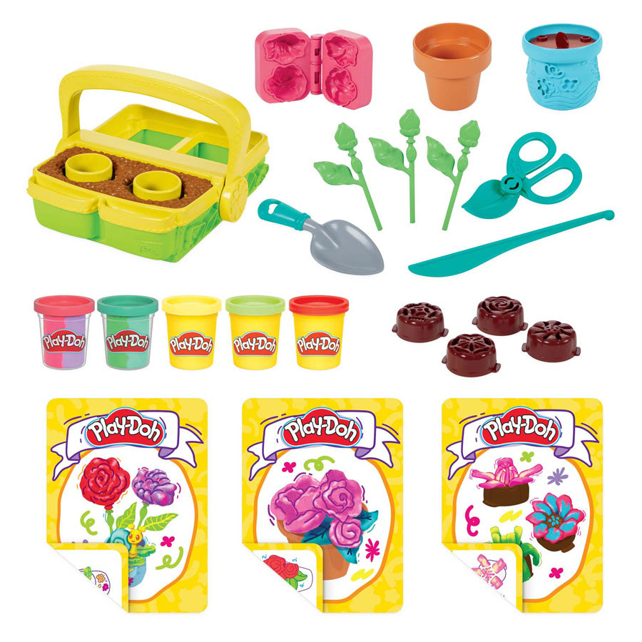 Playdoh blühende Blumen