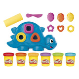 Stehender Play-Doh-Dino in Formen und Farben – 6 Tontöpfe
