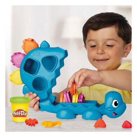 Stehender Play-Doh-Dino in Formen und Farben – 6 Tontöpfe