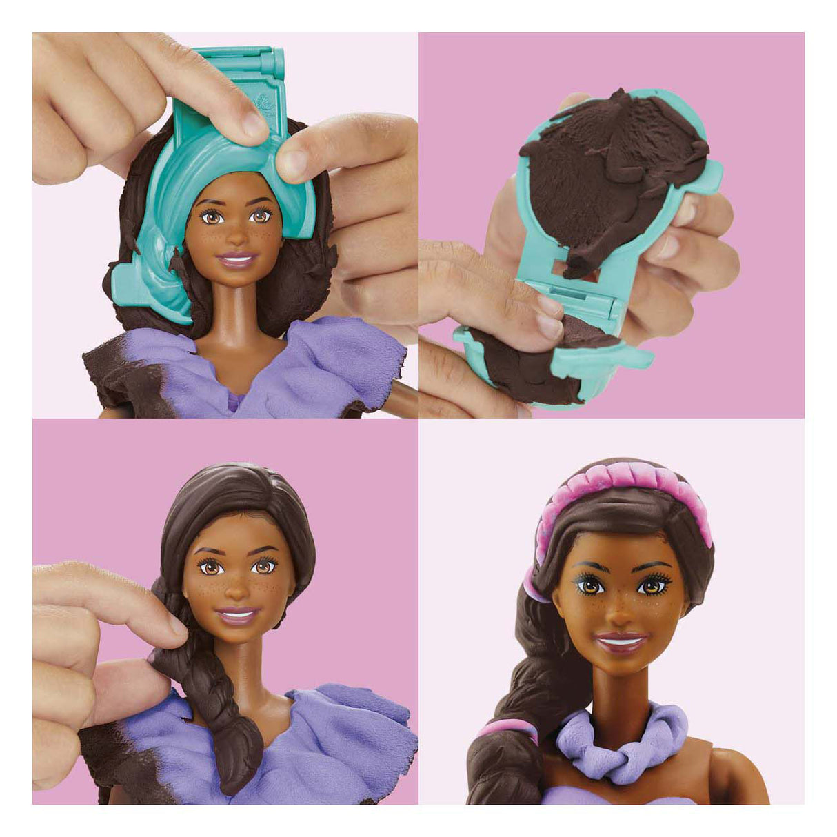 Play-Doh Barbie Fashionista Rüschen – 2 Tontöpfe