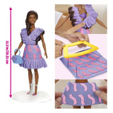 Play-Doh Barbie Fashionista Rüschen – 2 Tontöpfe
