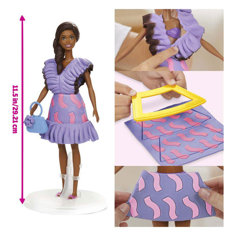 Play-Doh Barbie Fashionista Rüschen – 2 Tontöpfe