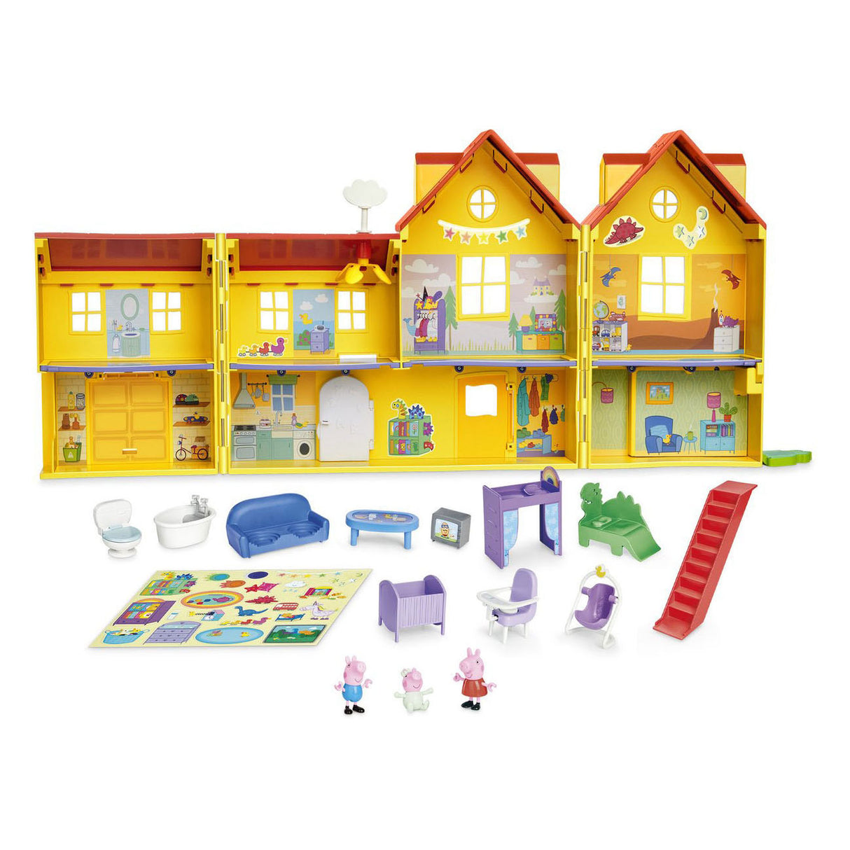 Peppa Peppas großes ausklappbares Haus