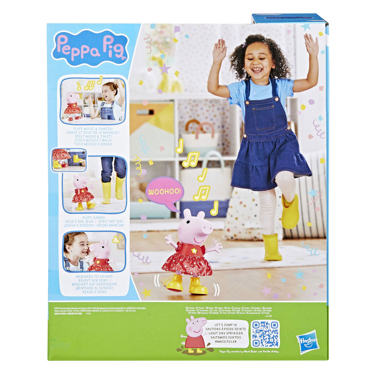 Peppa Wutz Peppas Schlammpfützen-Party – interaktive Puppe