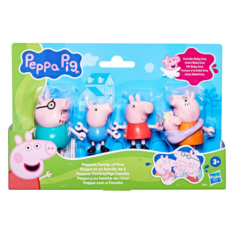 Peppa Pig Familienspielset – 5-teilig.