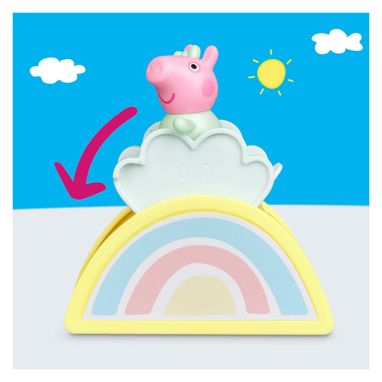 Hasbro peppa pig evies verzorging set