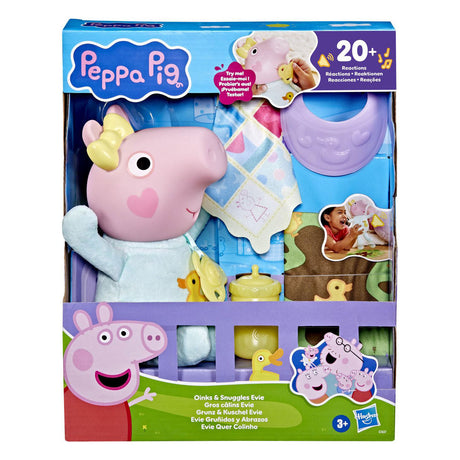 Hasbro Peppa Pig Kuscheltier Evie mit Zubehör