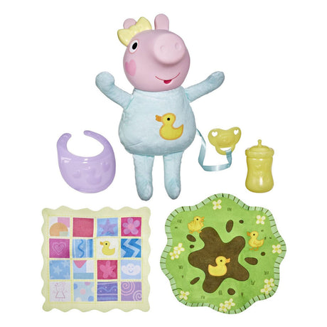 Hasbro Peppa Pig Kuscheltier Evie mit Zubehör