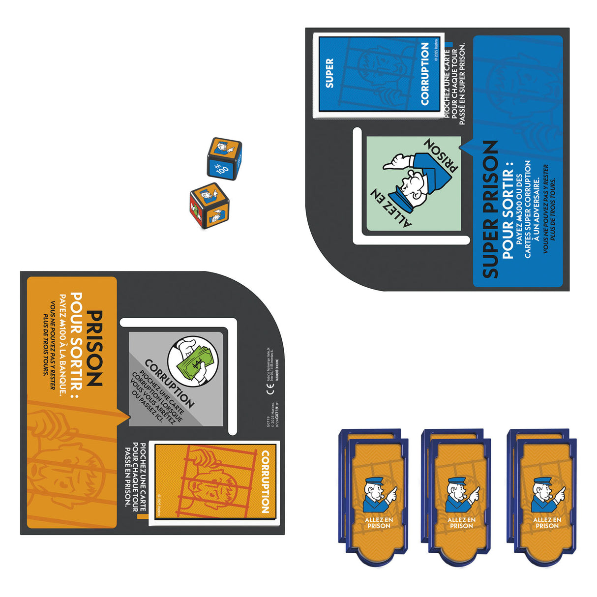 Hasbro monopoly uitbreiding ga naar de gevangenis