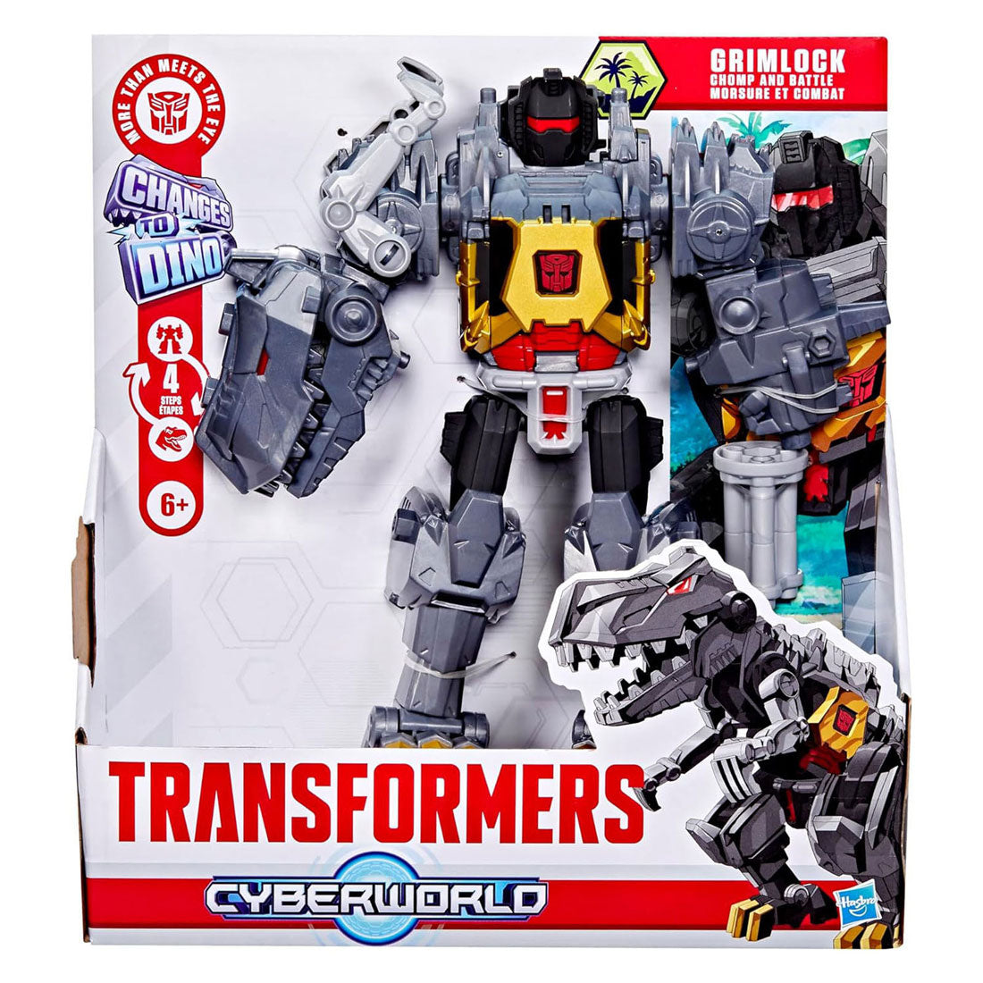 Transformers Transformers Cyberworld Chomp Battle Grimlock Spielfigur